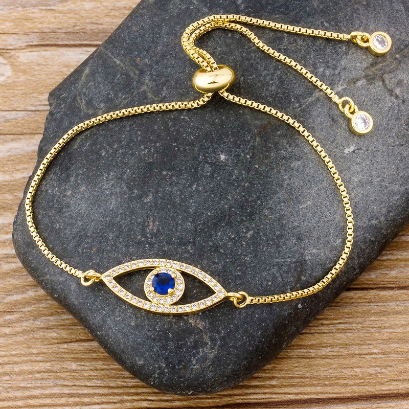 Classic Evil Eye Charm Bracelets for Women