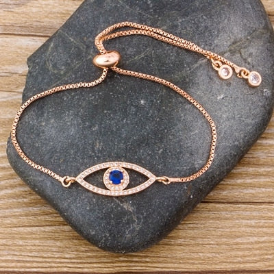 Classic Evil Eye Charm Bracelets for Women