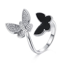 Dorado Adjustable Butterfly Ring for Women