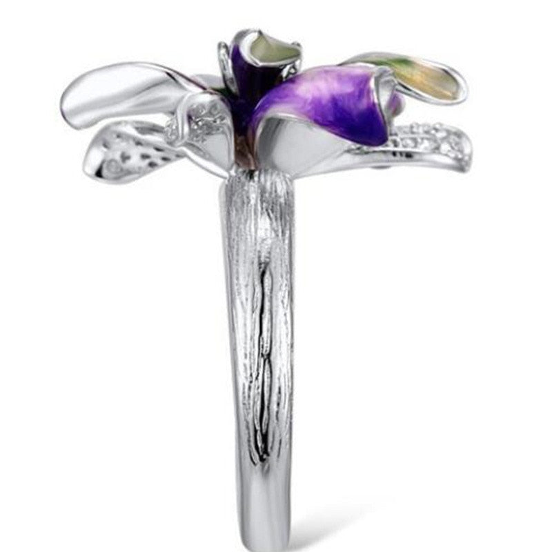 Sterling Silver Flower Wonderland Spring Collection Ring for women