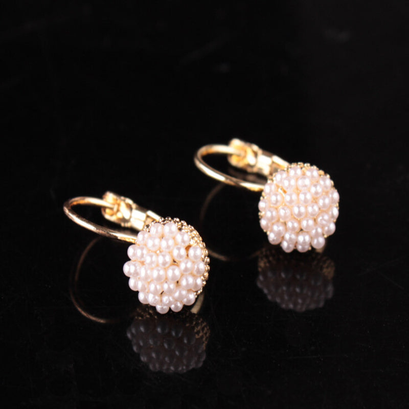 New Fashion Elegant simulation Pearl Beads Stud Earring