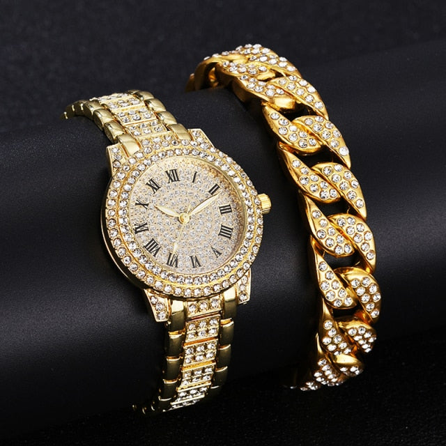 Luxury Brand Rhinestone Diamond Women Watches