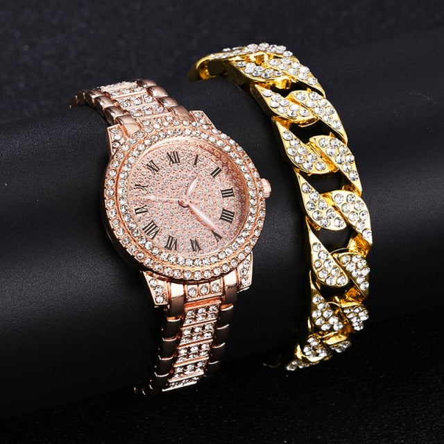 Luxury Brand Rhinestone Diamond Women Watches