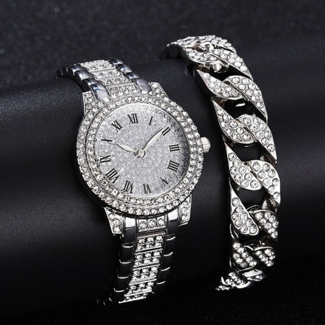 Luxury Brand Rhinestone Diamond Women Watches