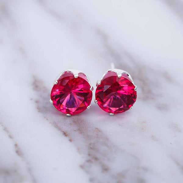 New Luxury Brand Stud Crystal Earring at variety colors